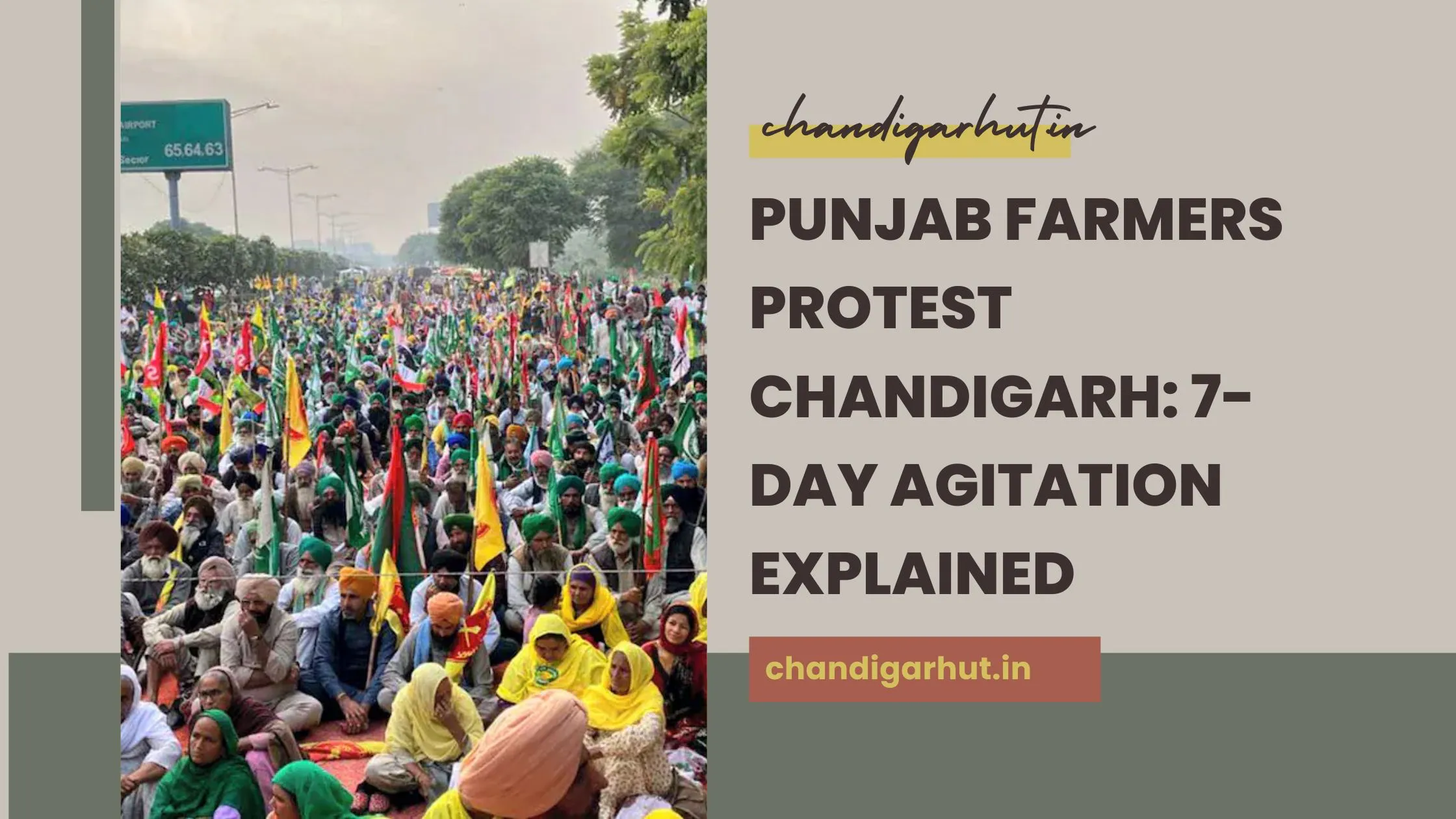 Punjab Farmers Protest Chandigarh