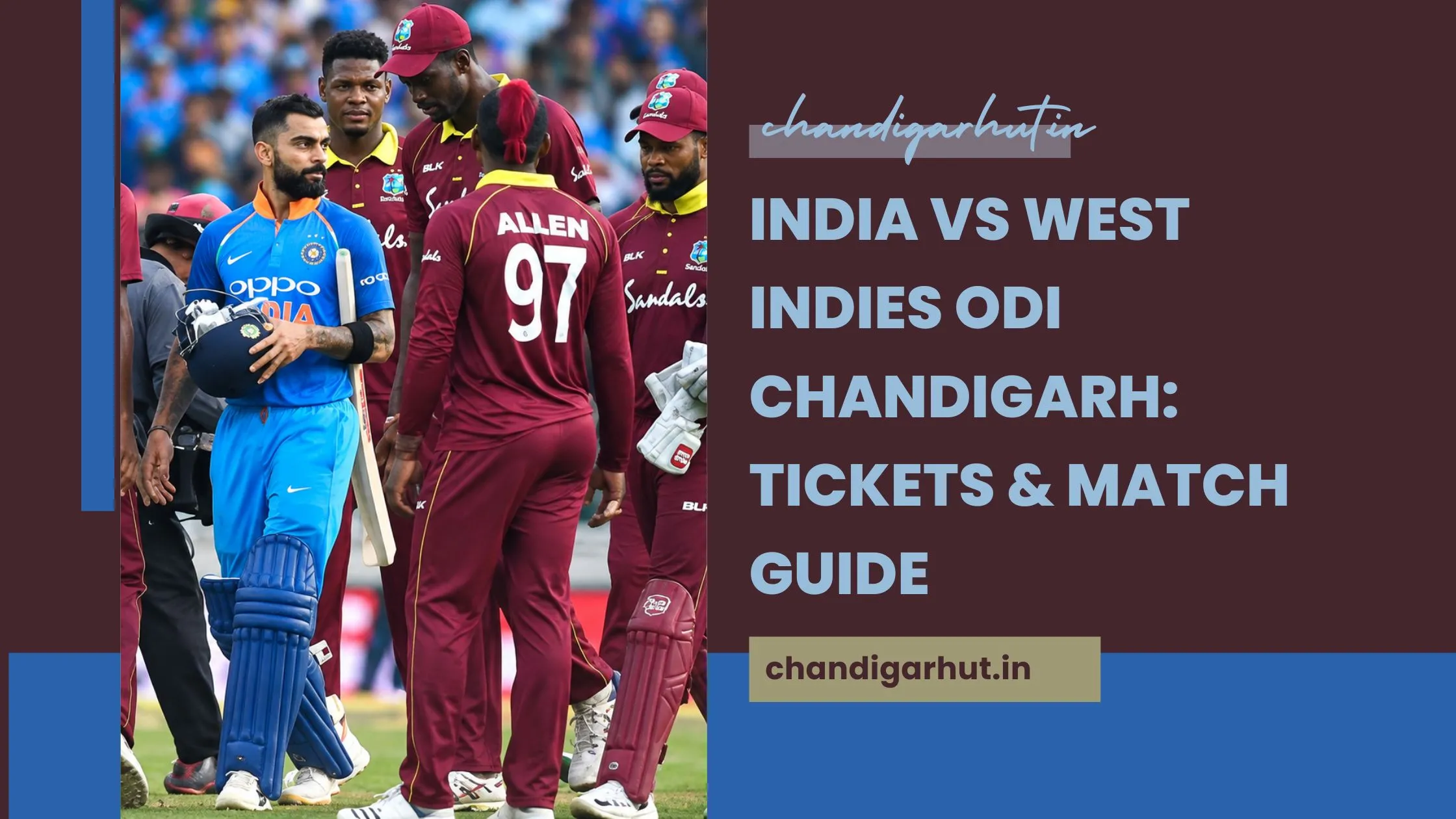 India vs West Indies ODI Chandigarh