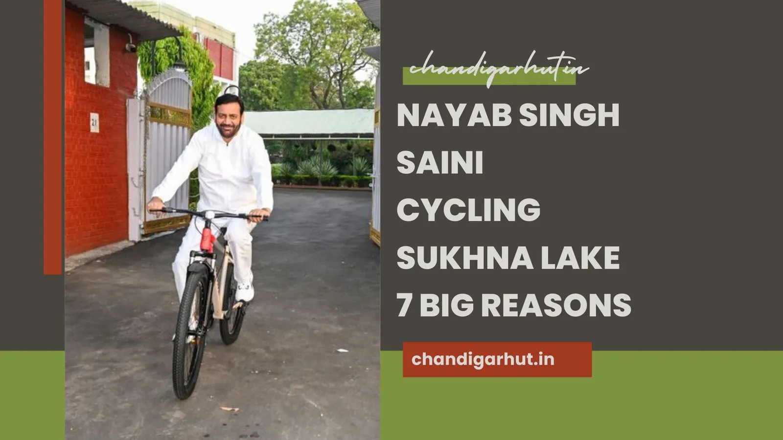 Nayab Singh Saini Cycling Sukhna Lake 7 Big Reasons