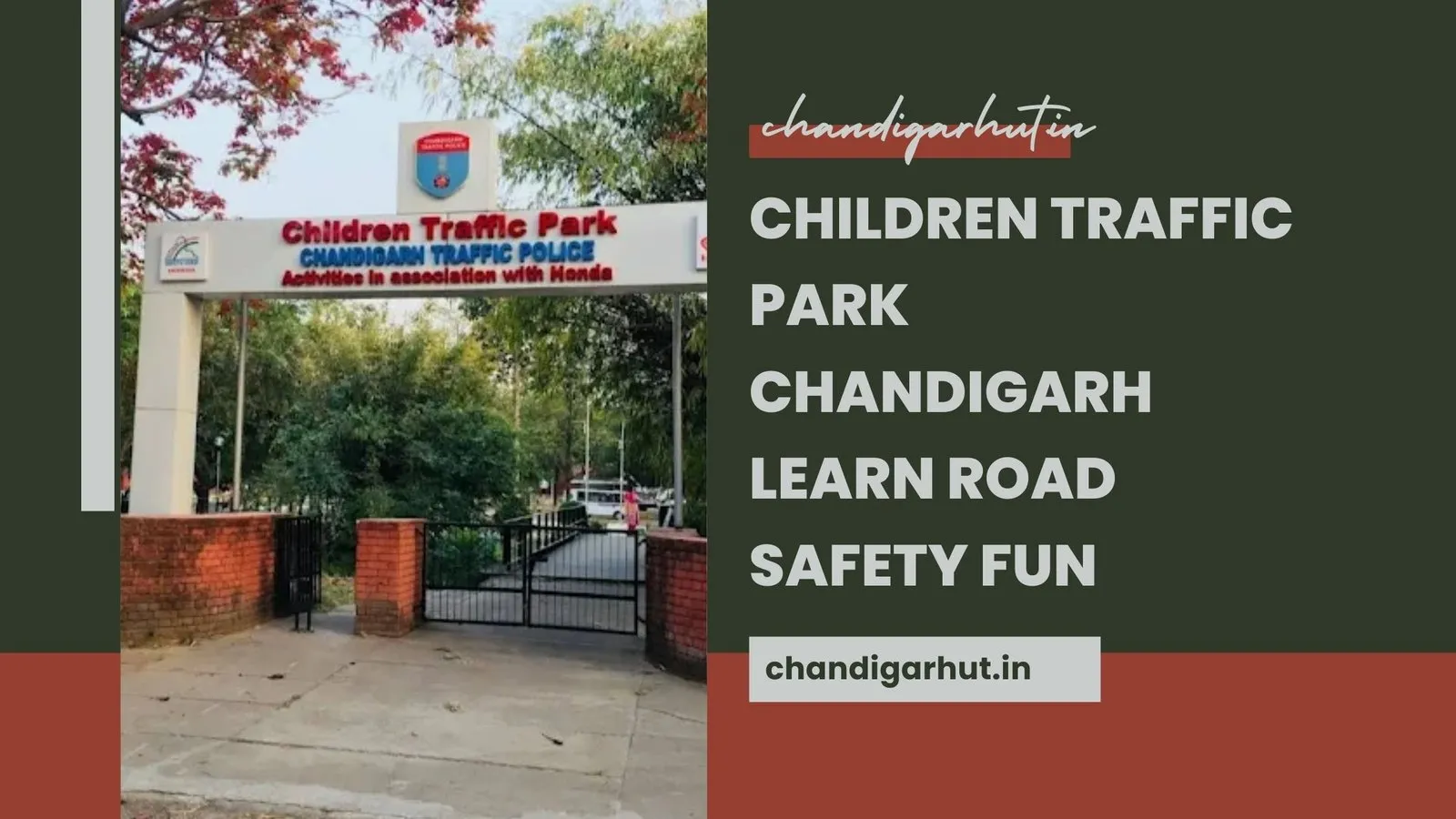 Children Traffic Park Chandigarh Learn Road Safety Fun