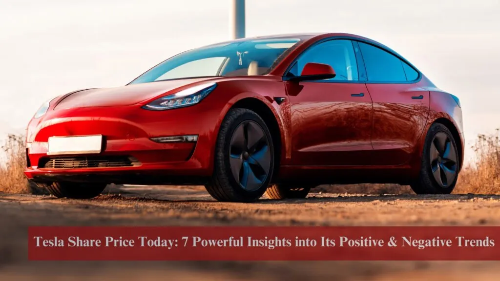tesla share price