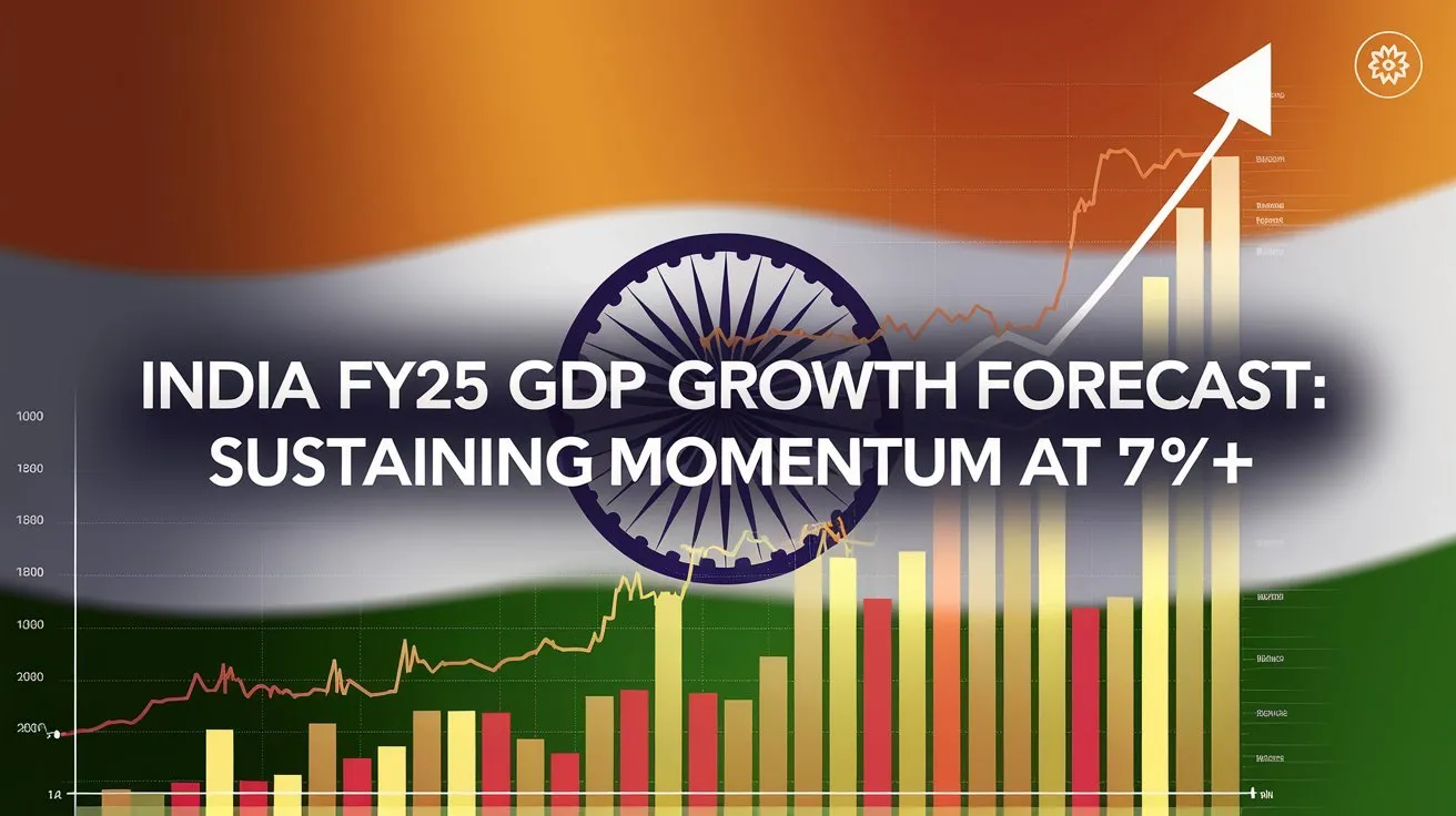India FY25 GDP Growth Forecast: Sustaining Momentum at ~7%+