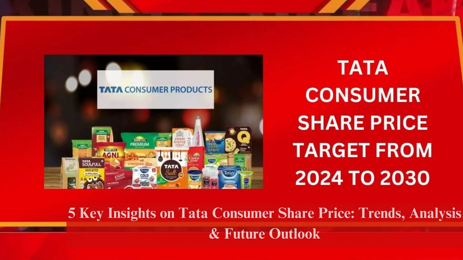5 Key Insights on Tata Consumer Share Price: Trends, Analysis & Future Outlook