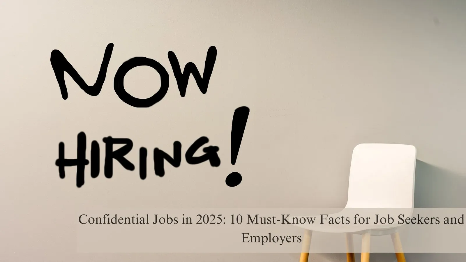 Confidential Jobs in 2025: 10 Must-Know Facts for Job Seekers and Employers