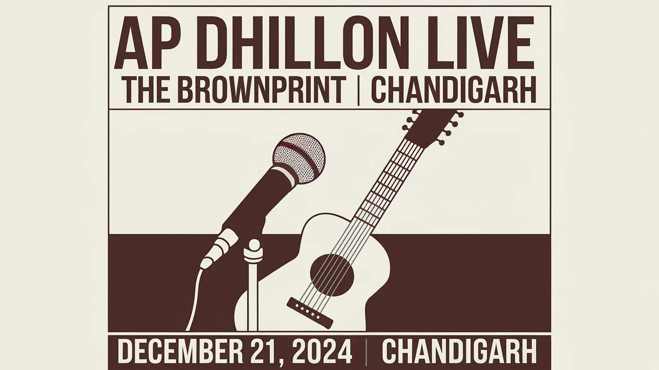 “Get Ready to Groove: AP Dhillon Live in Chandigarh!”