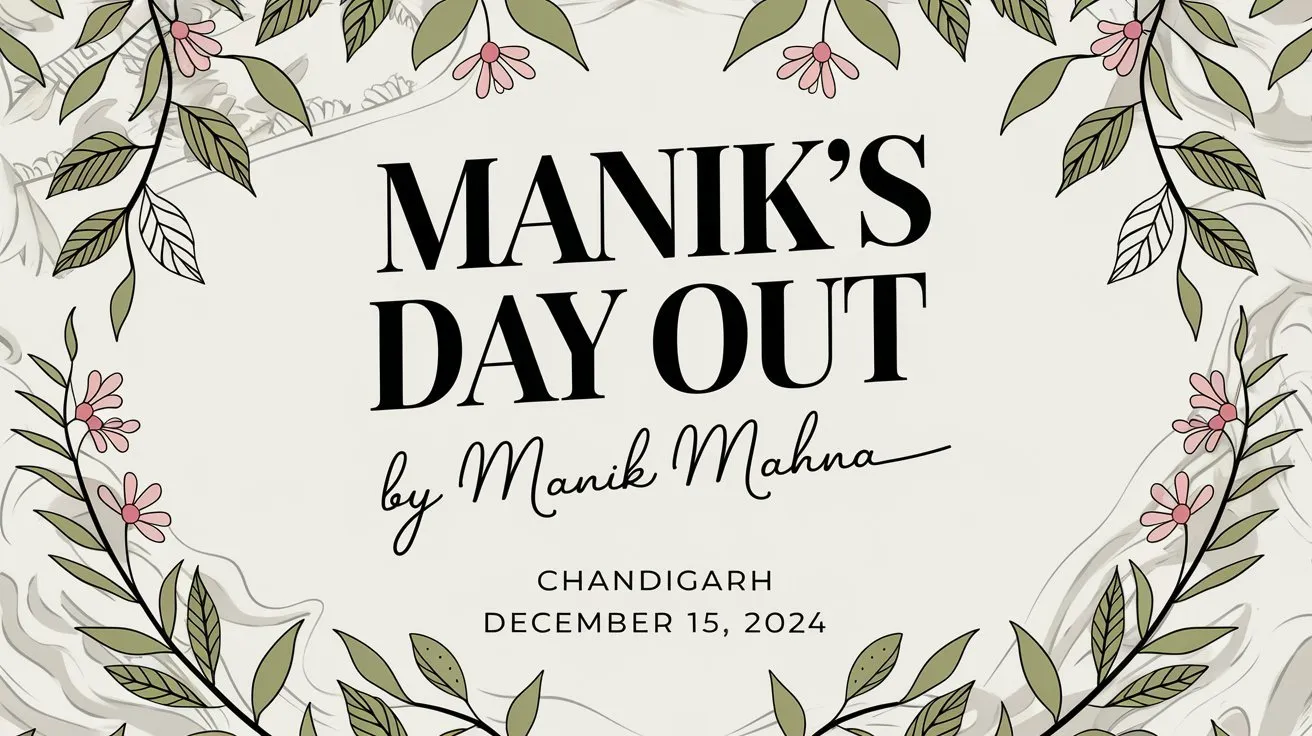 Event Overview: “Manik’s Day Out” by Manik Mahna