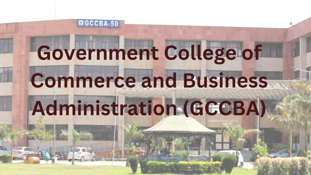 Government College of Commerce and Business Administration (GCCBA)