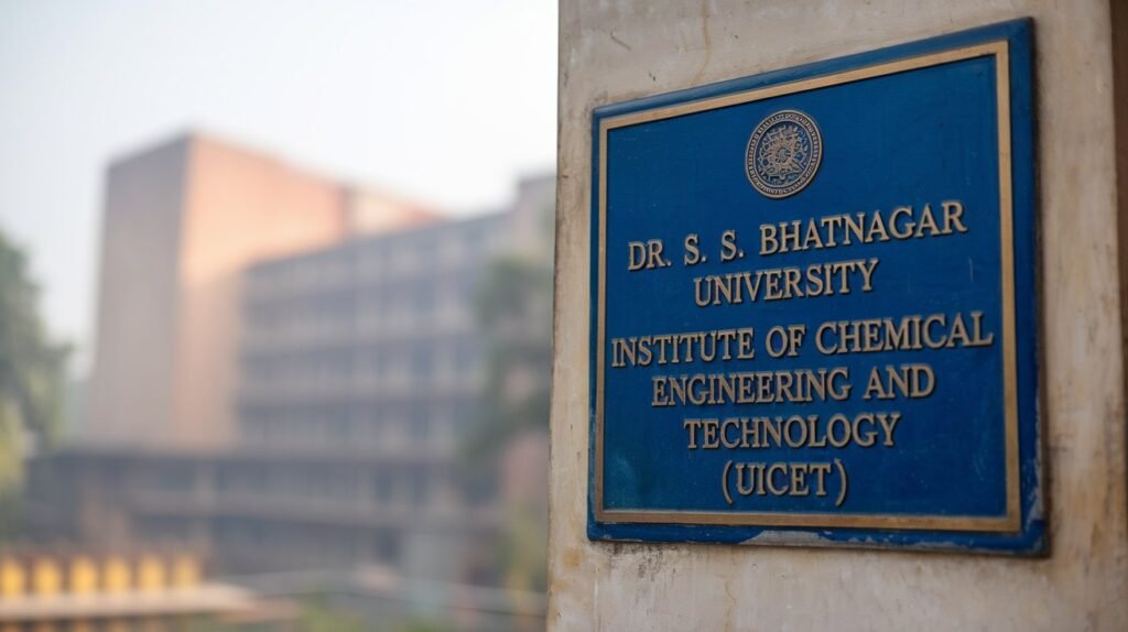 Dr. Shanti Swarup Bhatnagar University Institute of Chemical Engineering and Technology (UICET): A Legacy of Excellence 6 Dr. Shanti Swarup Bhatnagar University Institute of Chemical Engineering and Technology (UICET)