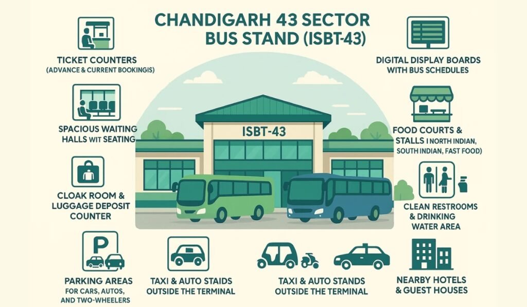 Why Chandigarh 43 Sector Is the City’s Most Important Transport Hub 2 Chandigarh 43 Sector