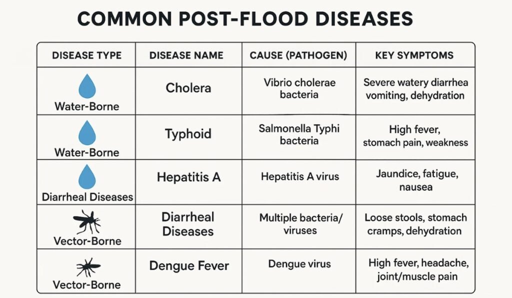 7 Urgent Health Risks After Punjab Floods & How to Stay Safe 2 What Diseases Are Spreading After the Punjab Floods?
