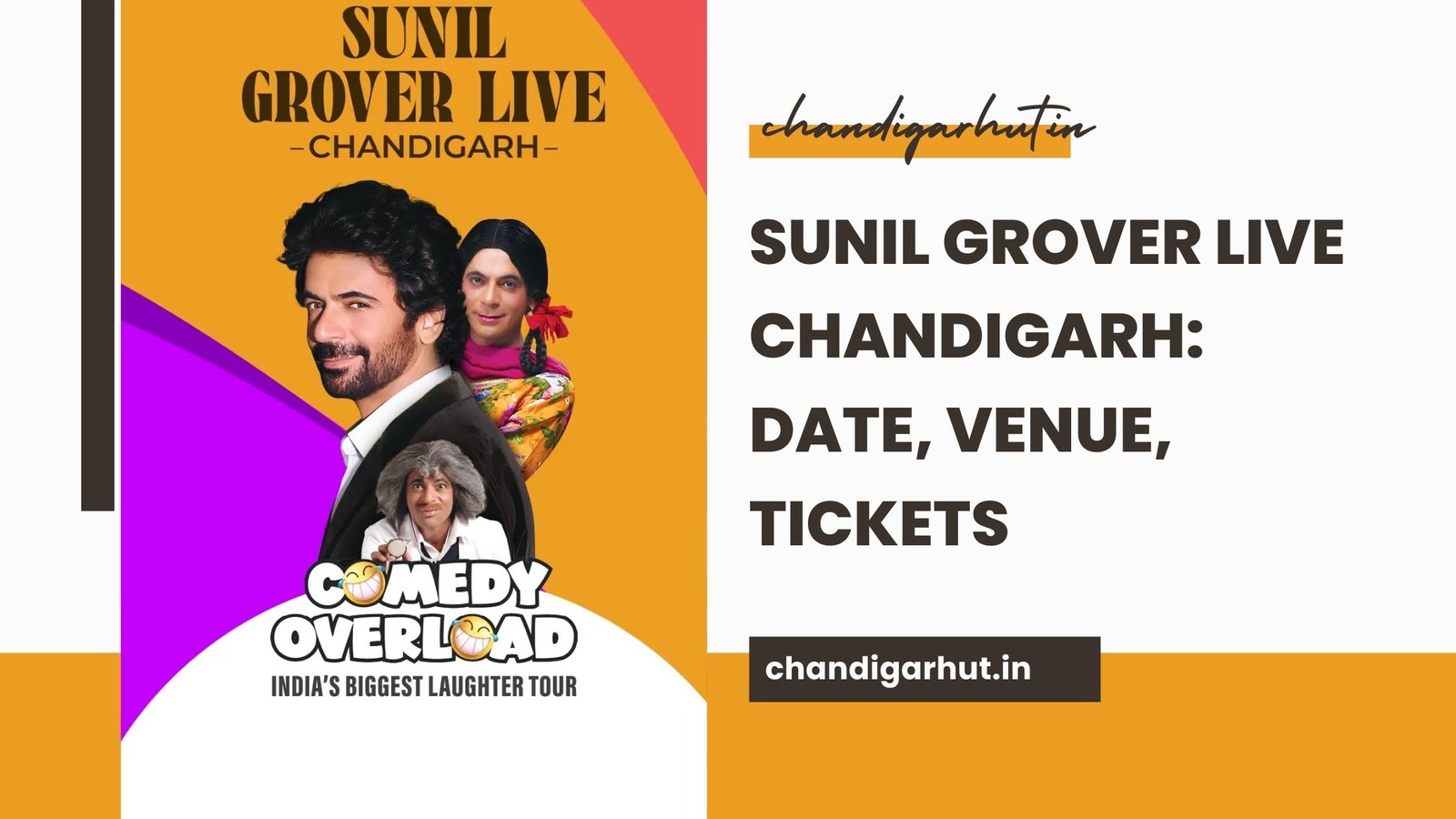 Sunil Grover Live Chandigarh